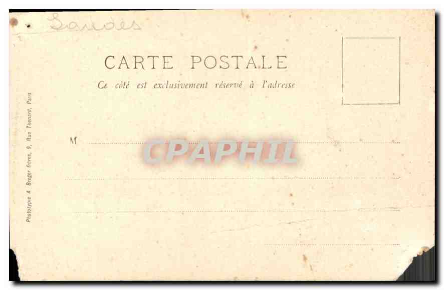CPA Dax Portique de la Cathedrale  — Rückseite