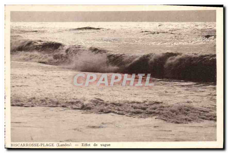 CPA Biscarosse Plage Landes Effet du Vague 
