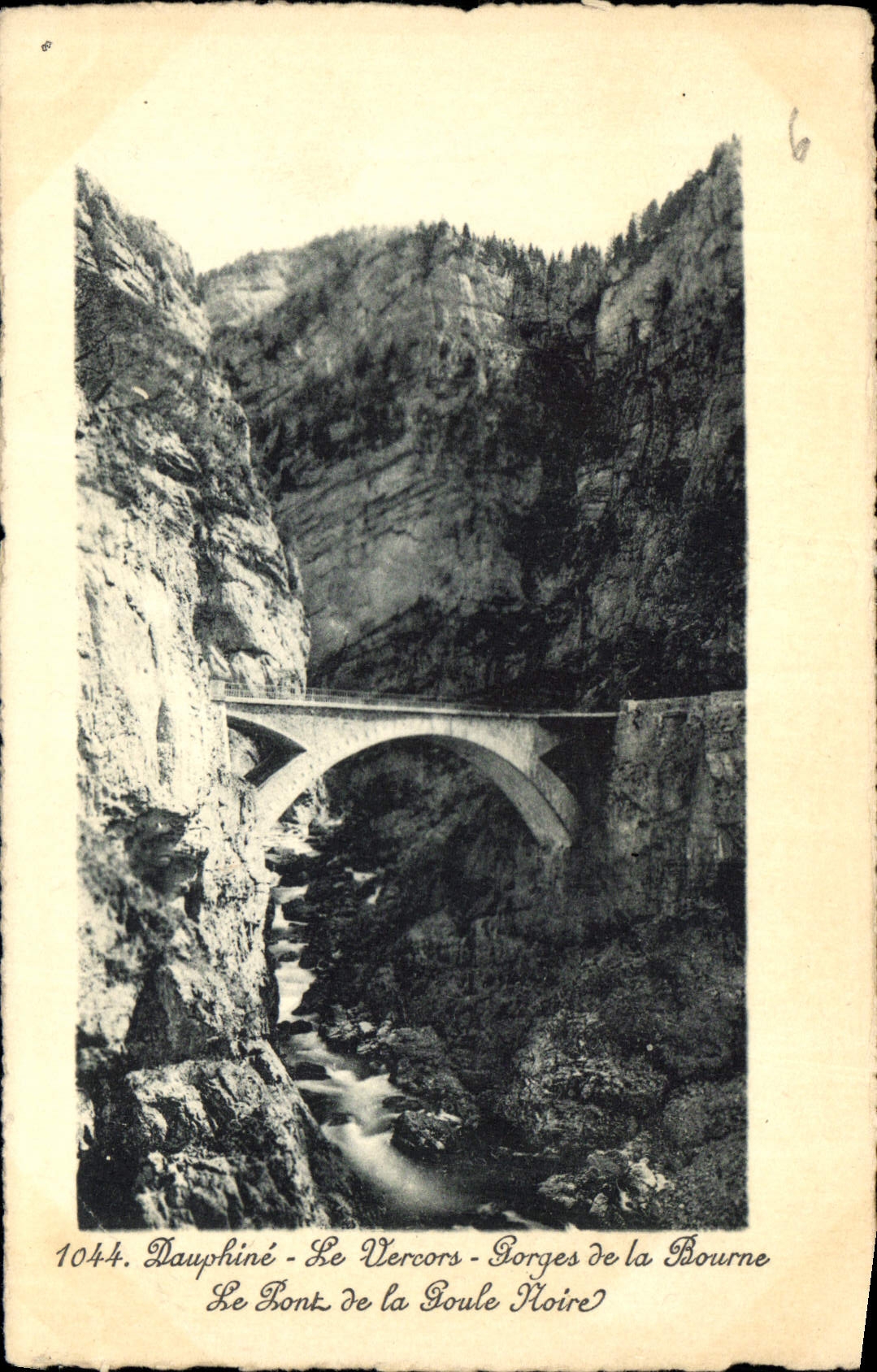 Le Pont de la Bourne - Gorges de la Bourne - Dauphiné - Le Vercors