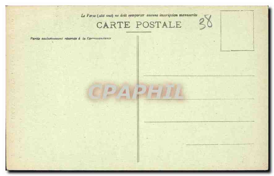 CPA Route de la Chartreuse Le Pont Saint Bruno  — Verso
