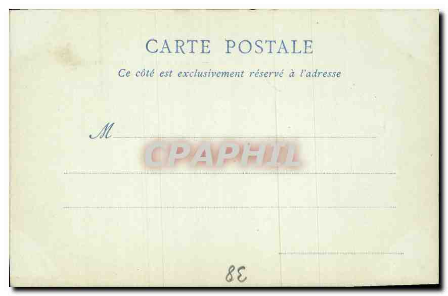 CPA Chateau de Vizille l'Allee des Soupirs  — Rückseite