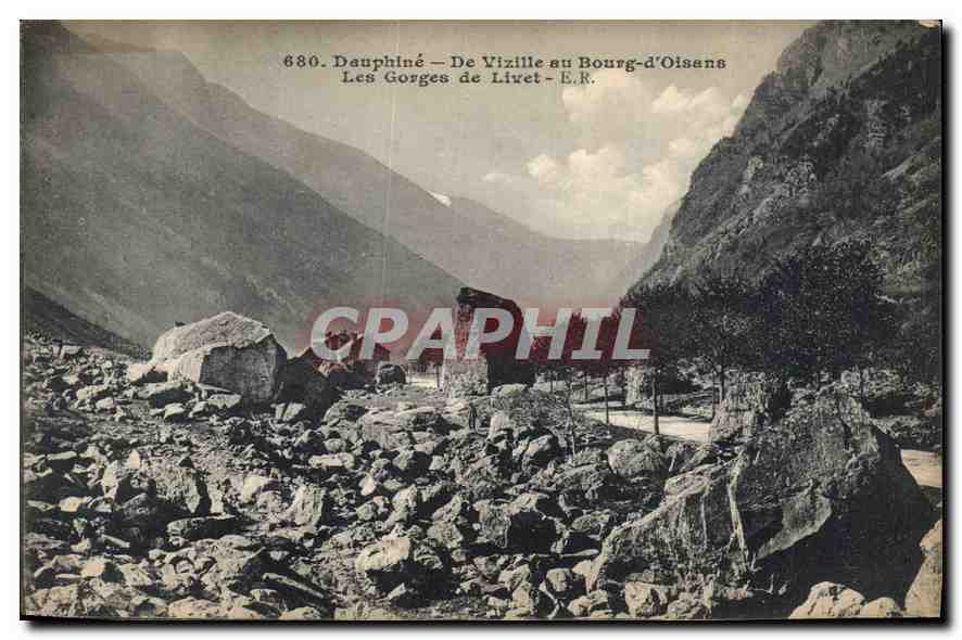 Les Gorges de Livet — De Vizille au Bourg-d'Oisans — E.R.