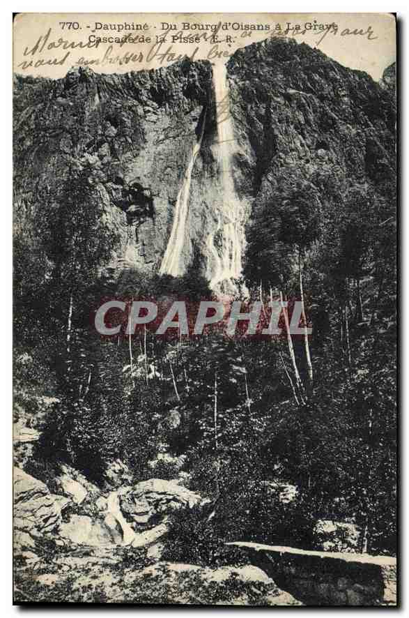 Cascade de la Pisse — Du Bourg d'Oisans à La Grave — E.R.