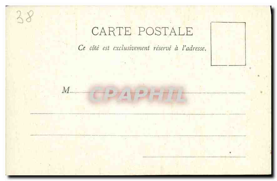 CPA Interieur de la Basilique Pelerinage de la Salette Isere  — Rückseite