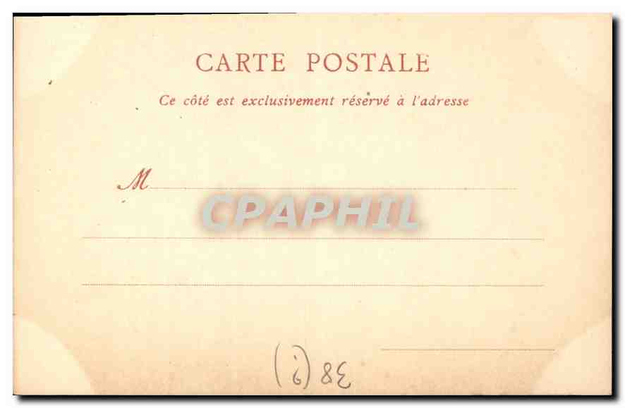 CPA Gorges de la Bourne Le Pont de la Goule Noire  — Rückseite