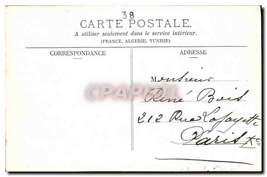 CPA Grenoble Place Victor Hugo et les Forts  — Rückseite