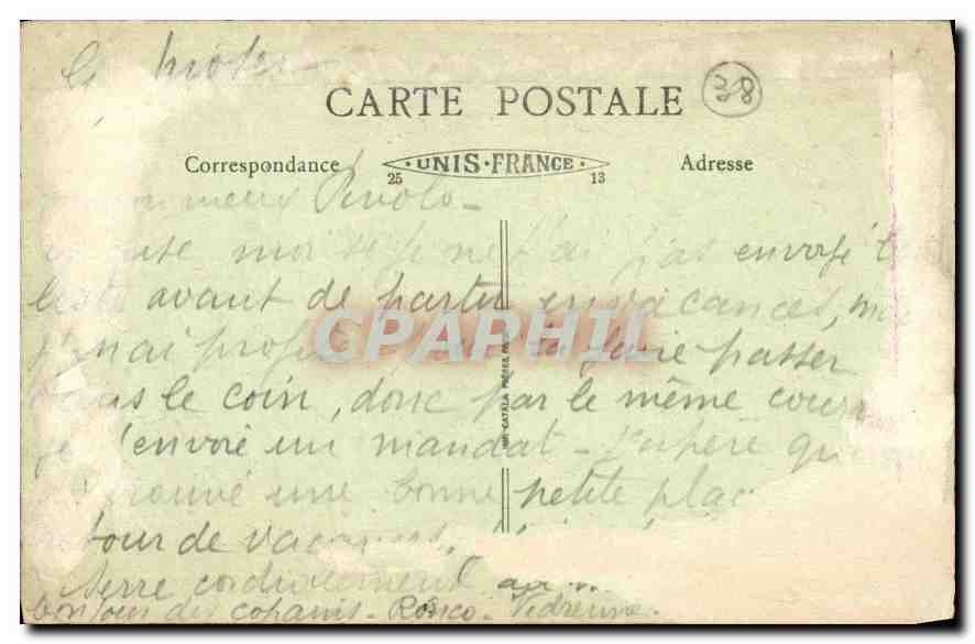 Grenoble - Le Pont suspendu et les Alpes — LE DAUPHINÉ, n°130 — Achterkant