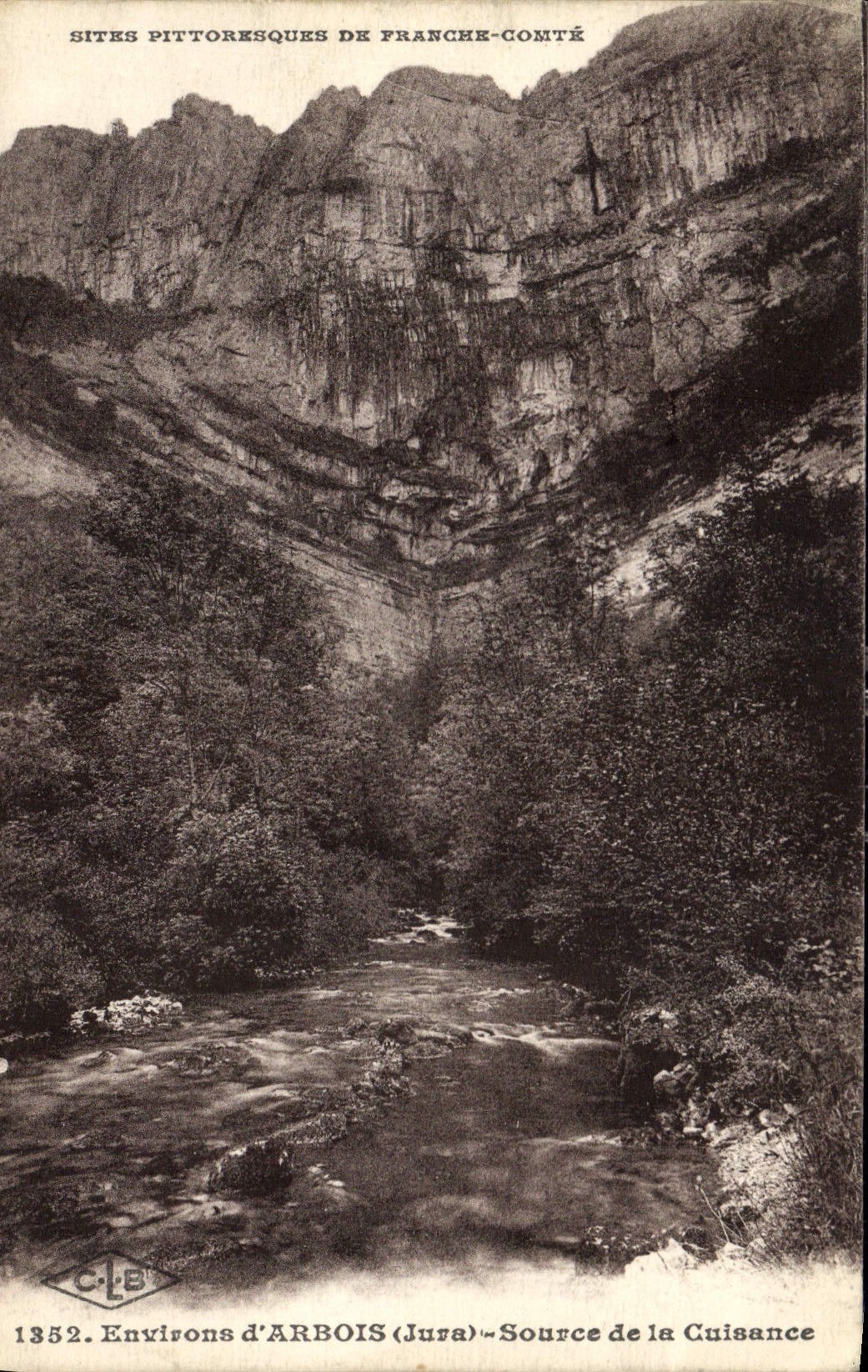 Source de la Cuisance — Environ d'Arbois (Jura) — C-L-B, n°1352