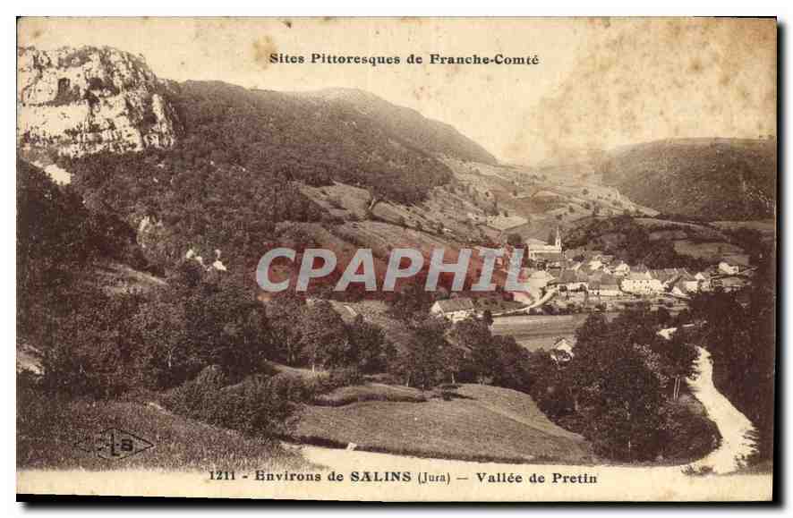 Environs de SALINS (Jura) — Vallée de Pretin — Sites Pittoresques de Franche-Comté