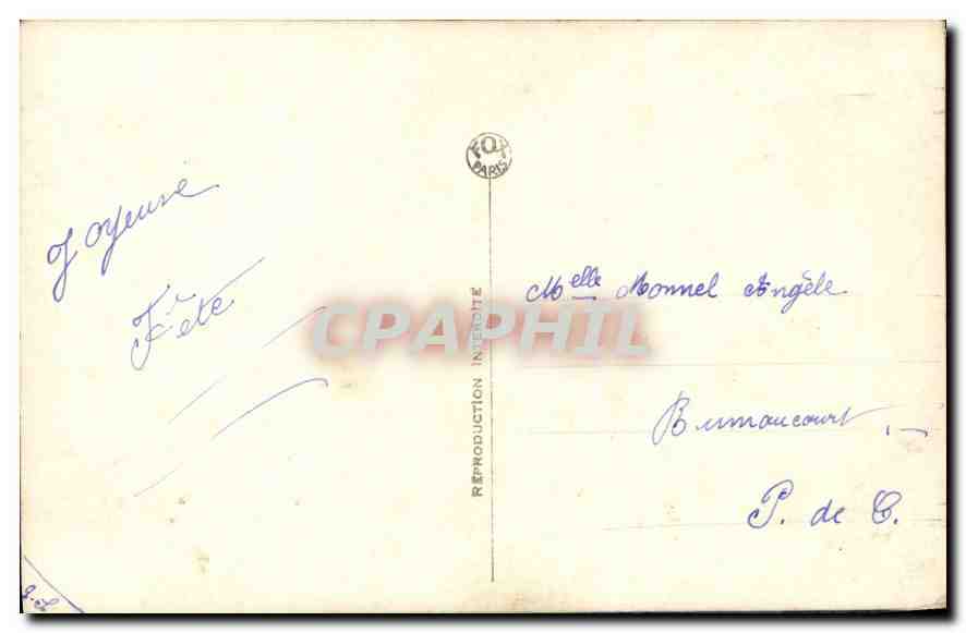 CPA Joyeus Fete Femme — Rückseite