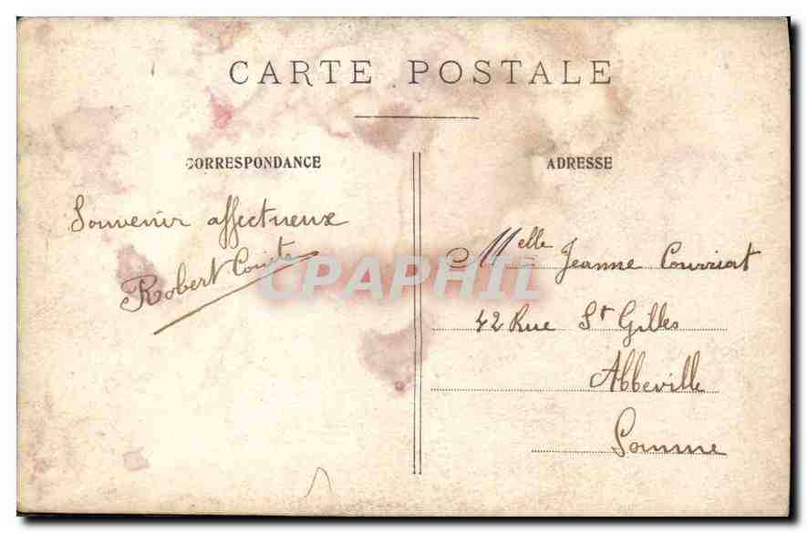 CPA Chantron Espagnole Femme — Rückseite