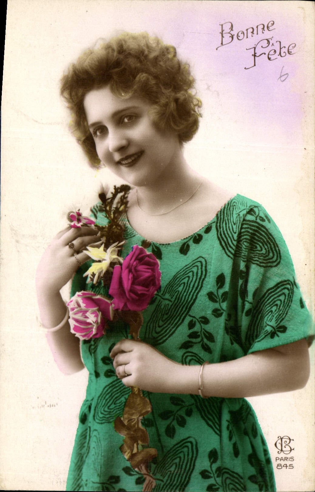 CPA Bonne Fete Femme