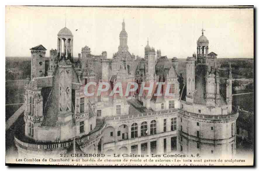 CPA Chambord Le Chateau Les Combes 