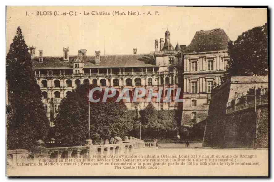 Blois (Loir-et-Cher) — Le Château (Monument historique) — A. P.
