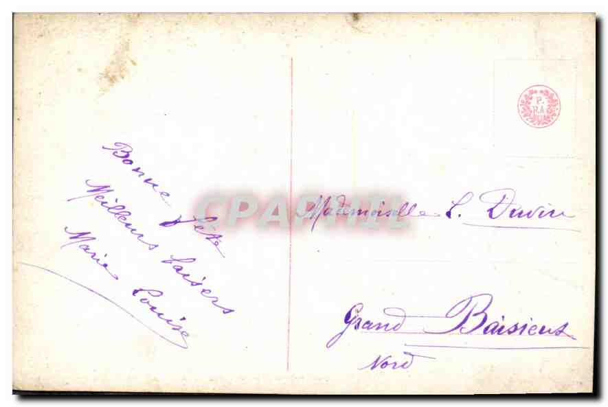 CPA Bonne Fete Femme — Rückseite