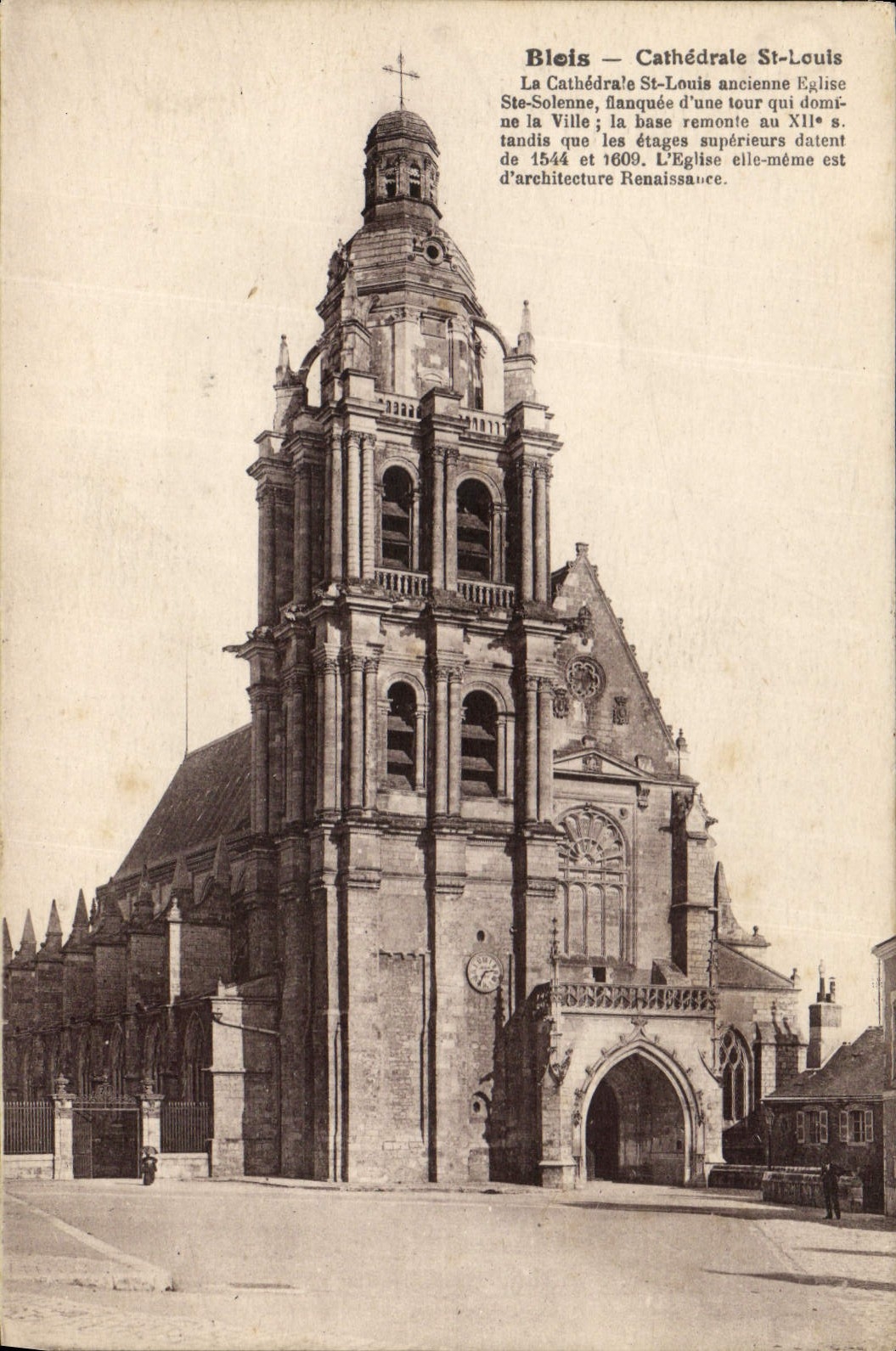CPA Blois Cathedrale St Louis 