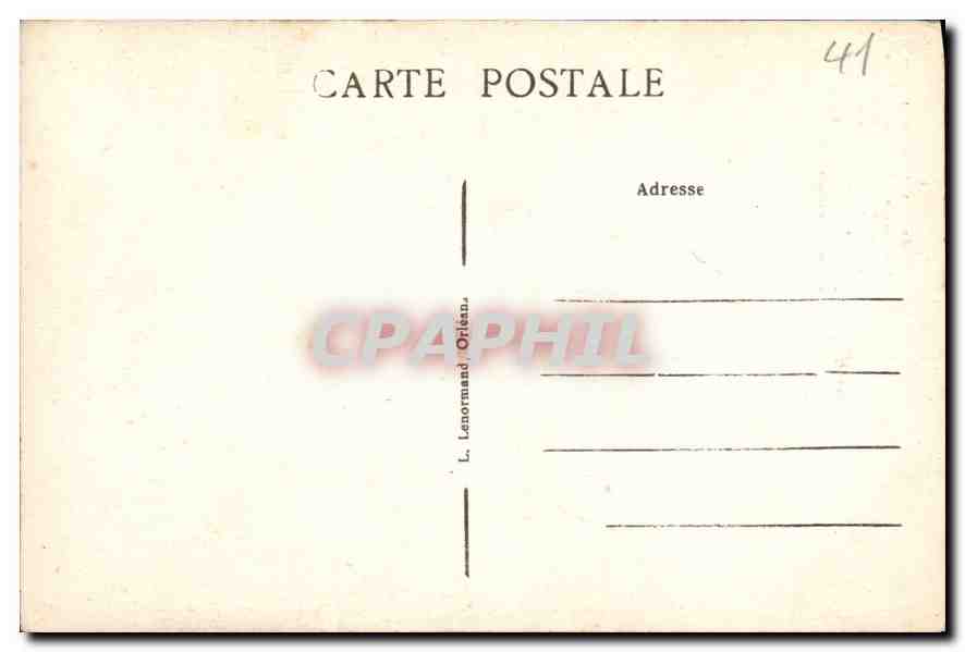 CPA Blois Cathedrale St Louis  — Verso