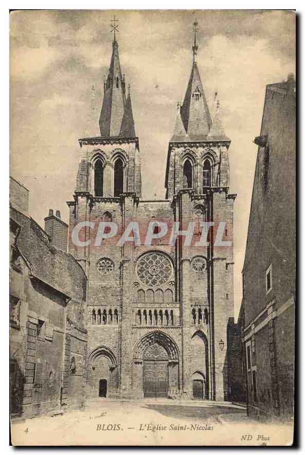 CPA Blois L'Eglise Saint Nicolas 