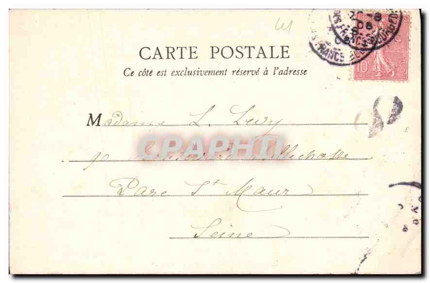 CPA Blois Chateau Aile Francois  — Verso