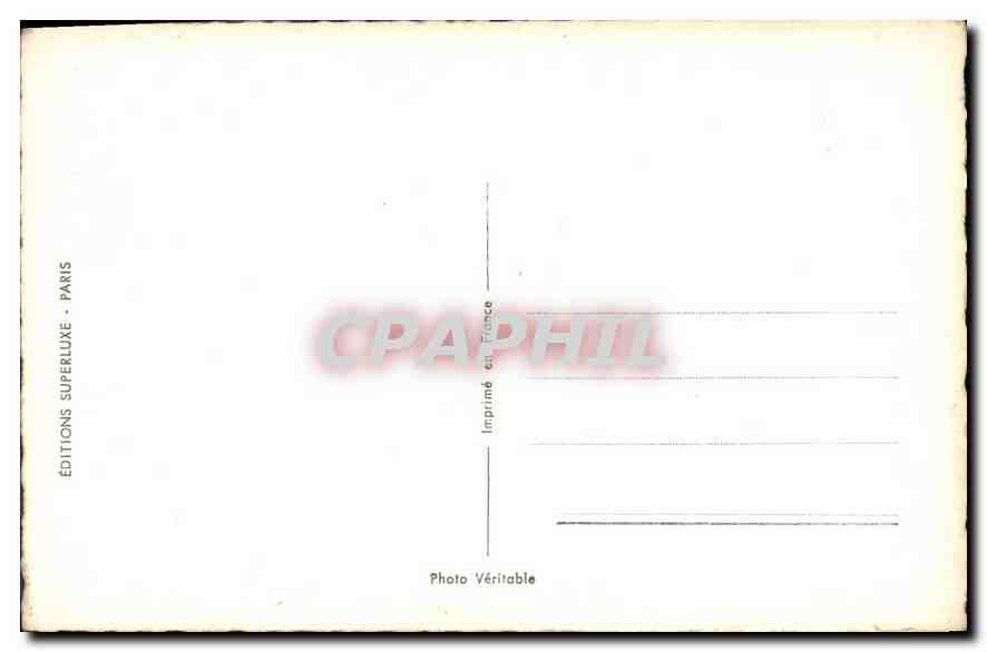CPA Femme — Verso