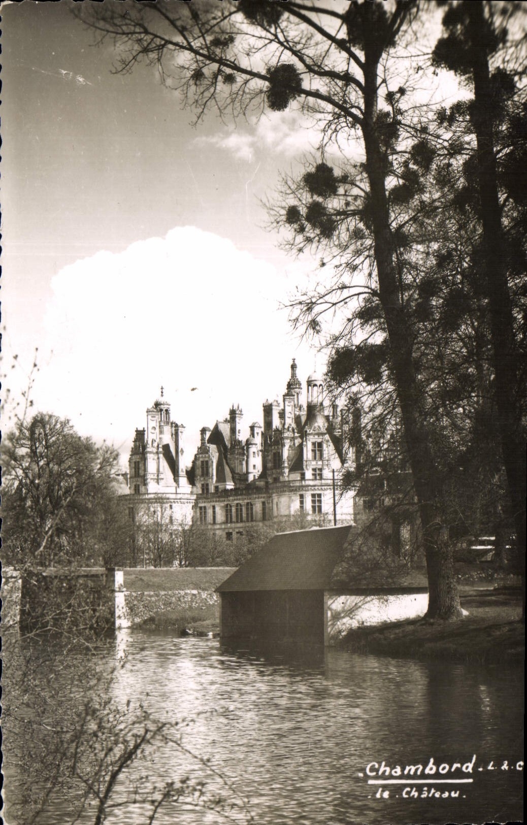 CPA Chambord lac le Chateau 