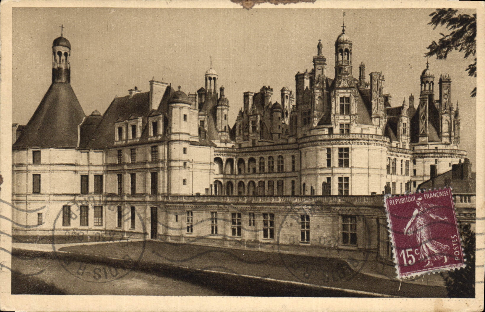 CPA Chateau de la Loire Chateau de Chambord 