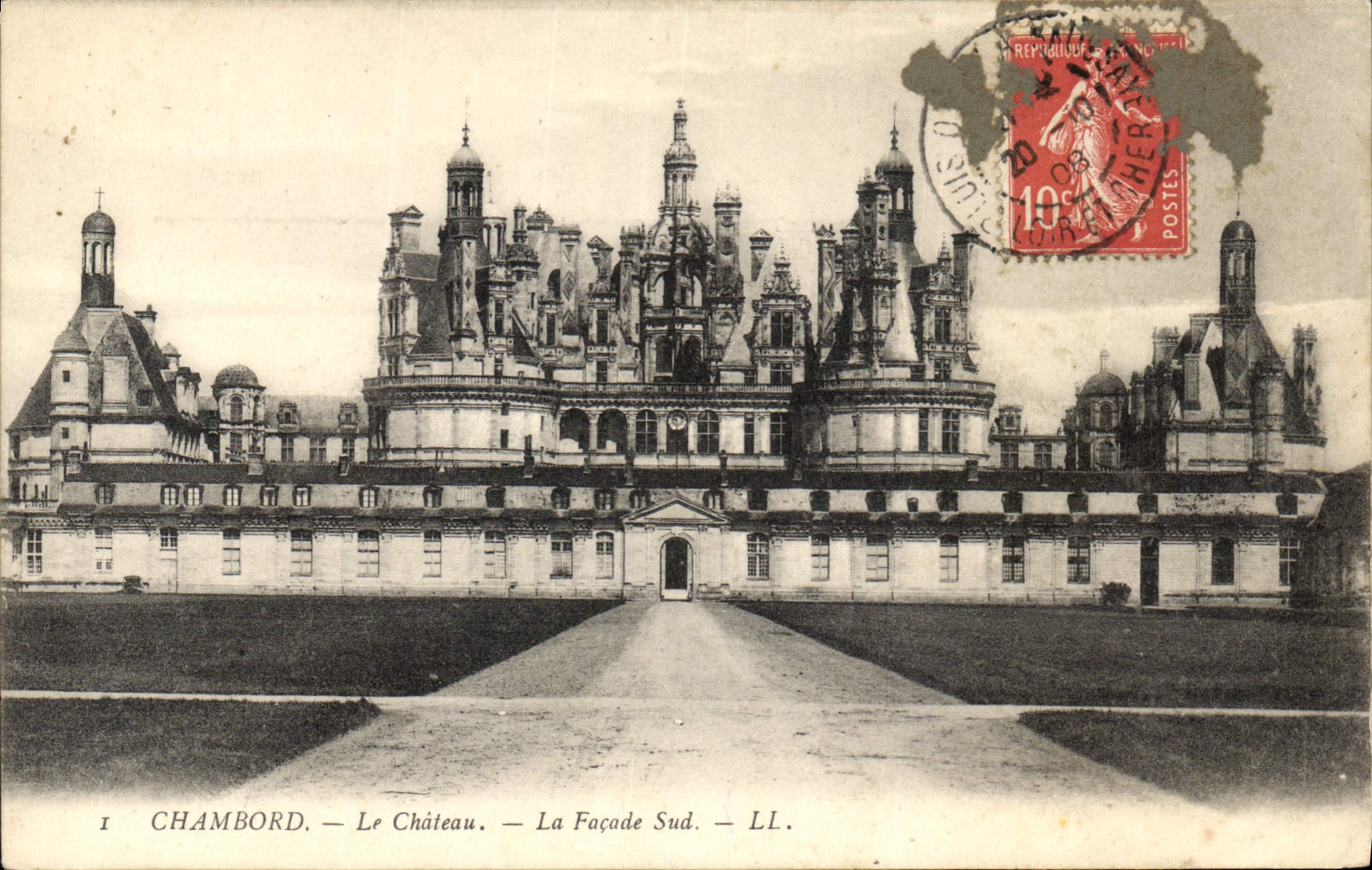 CPA Chambord le Chateau La Facade Sud 