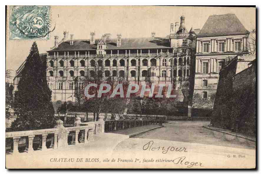 CPA Chateau de Blois aile de Francois Facade exterieure 
