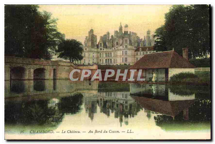 CPA Chambord Le Chateau Au Bord du Cosson 