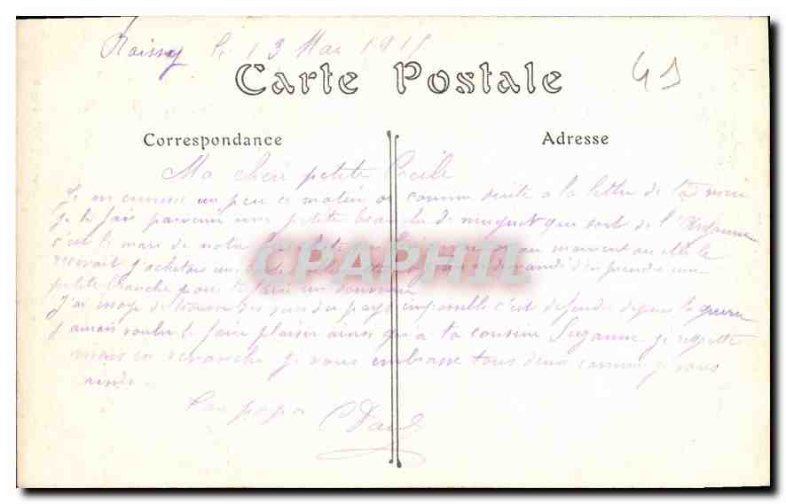 CPA Chateau de Blois Aile Louis XII La Cheminée du Pore Epic  — Rückseite
