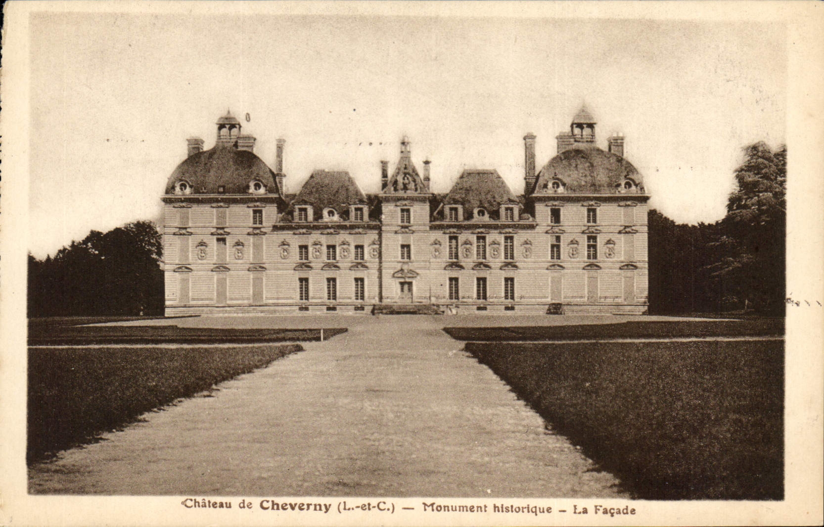 CPA Chateau de Cheverny Monument Historique La Facade 