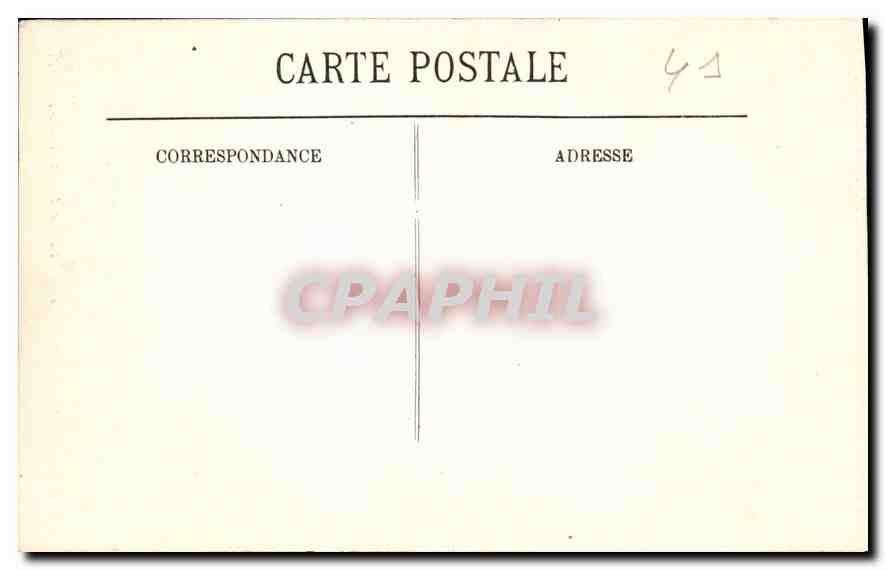 CPA Chambord le Chateau La Facade Sepentrionale  — Rückseite