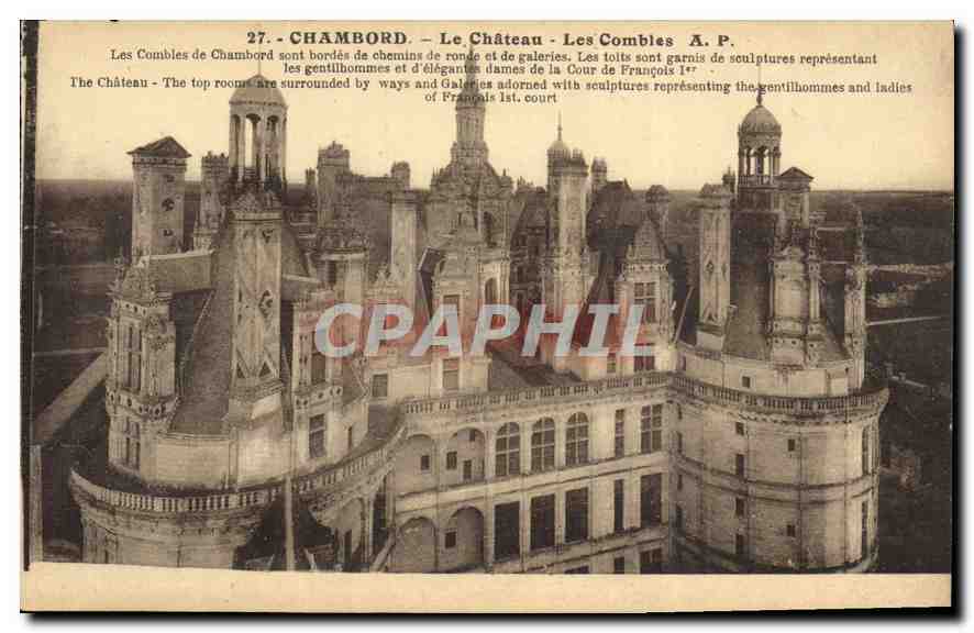 CPA Chambord Le Chateau Les Combies 