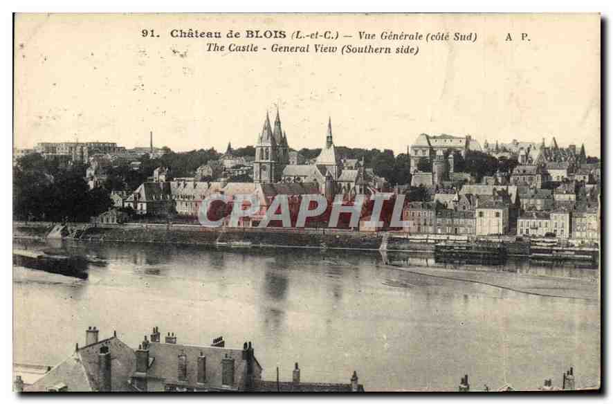 CPA Chateau de Blois vue generale cote sud 