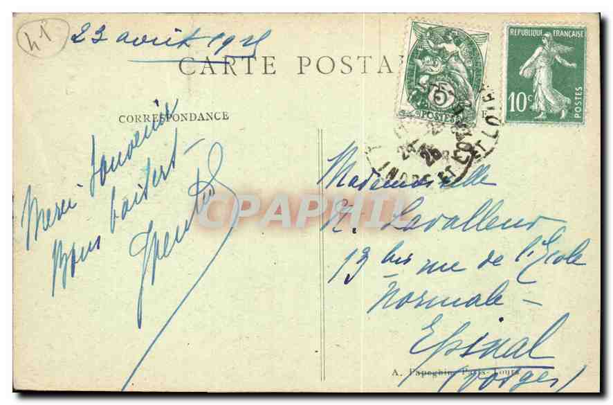 CPA Chateau de Blois vue generale cote sud  — Rückseite
