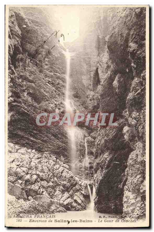 CPA Environs de Salins les Bains Le Gour de Conches 
