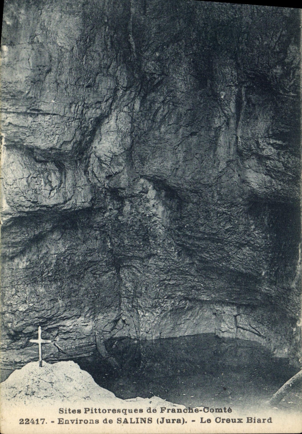 CPA Sites Pittoresque de France Comte Environs de Salins Jura Le Creux Biard 