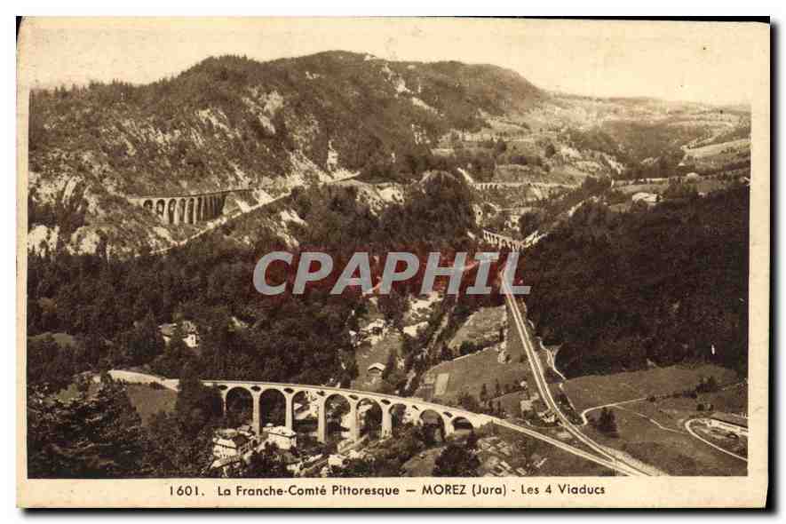 CPA La Franche Comte Pittoresque Morez Jura Les Viaducs 
