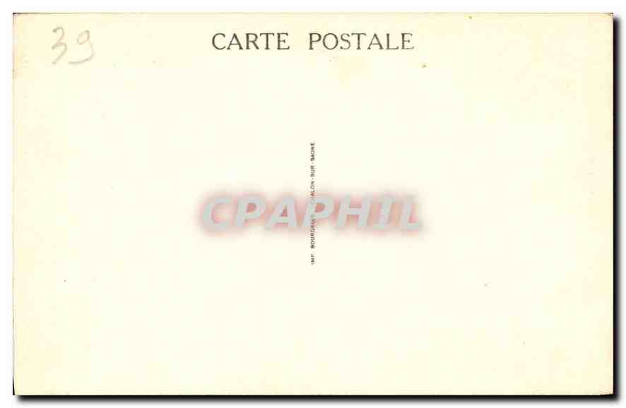 CPA Jura Touriste Route de St Claude a la Faucille vallee des Moulins  — Rückseite
