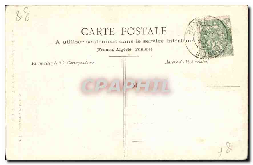CPA Royannais Tunnel dans les Gorges de la Bourne  — Rückseite