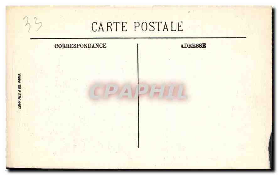 CPA Bordeaux Le Pont de Bordeaux  — Verso
