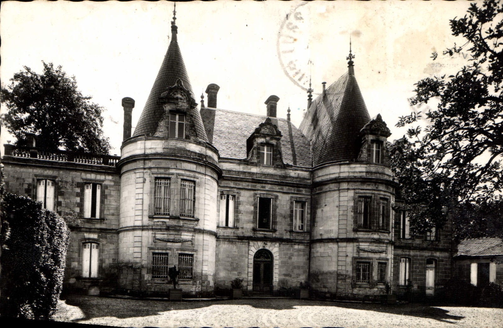 CPA Lussac de Libourne Gironde Chateau de Lussac  