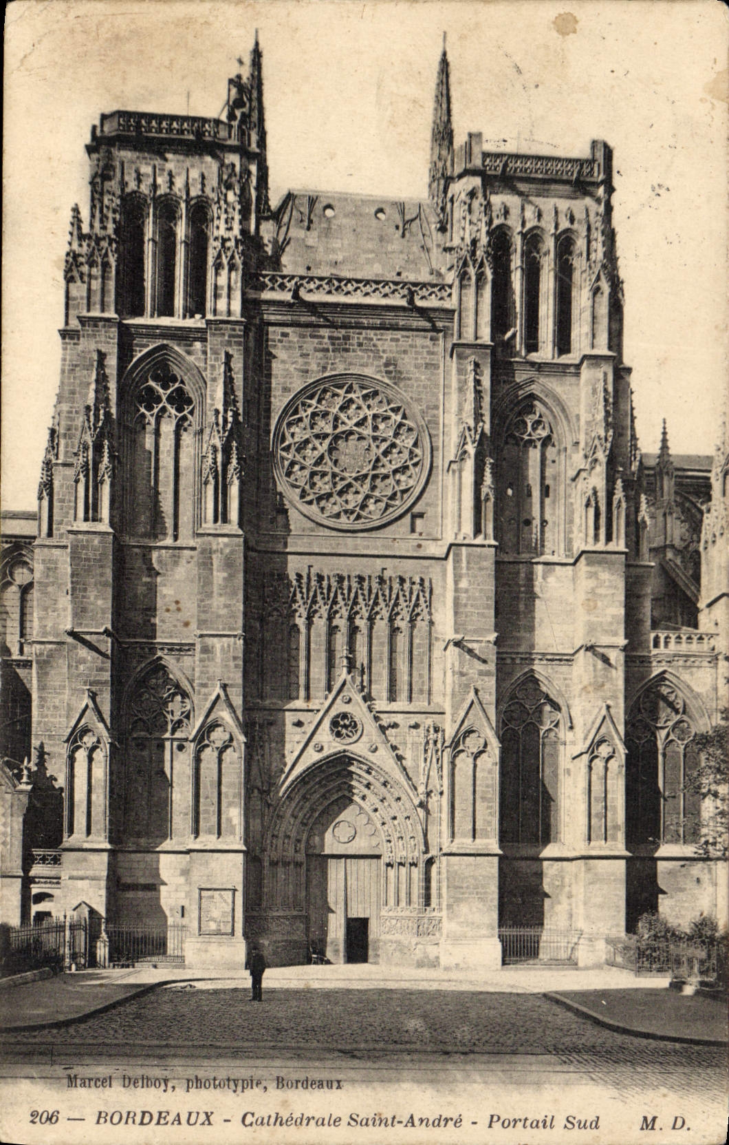 CPA Bordeaux  Cathedrale Saint  Andre Portail sud 