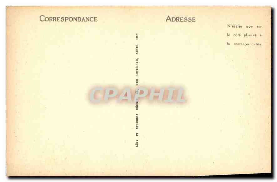 CPA Bordeaux La Tour Saint Michel  — Verso
