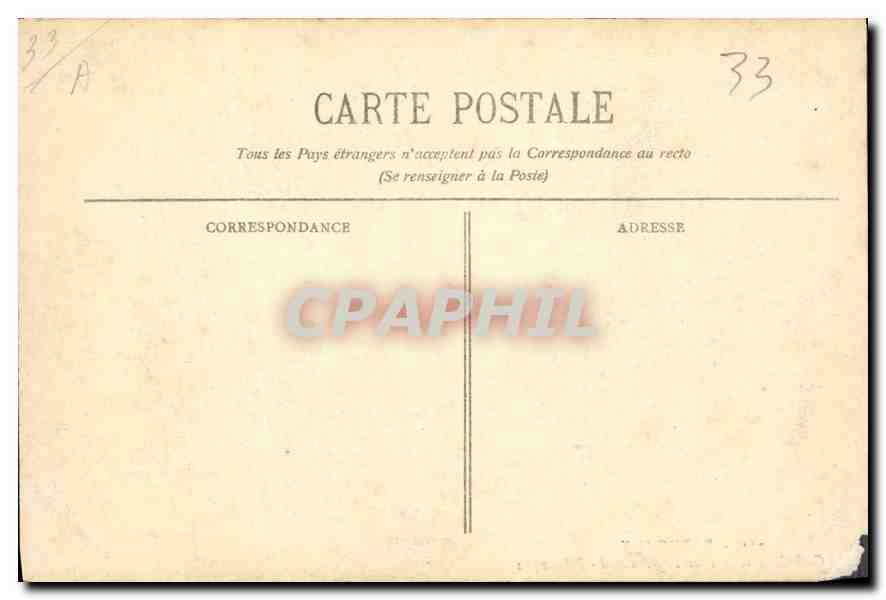 CPA Bordeaux La La Cathedrale et la Tour Pey Berland  — Verso