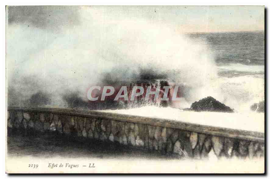CPA Effet de Vagues  