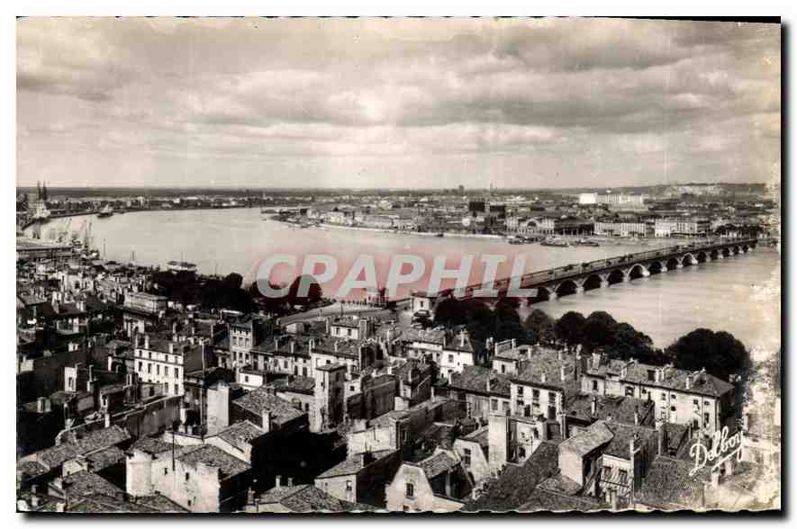 Bordeaux — Le Pont et la Rade — Édit. Renaud & Buzaud