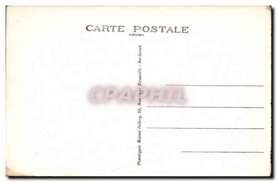Bordeaux - La Porte du Palais — éditeur Phototypic Mared, Rue Delbou, 39, Bordeaux — Rückseite