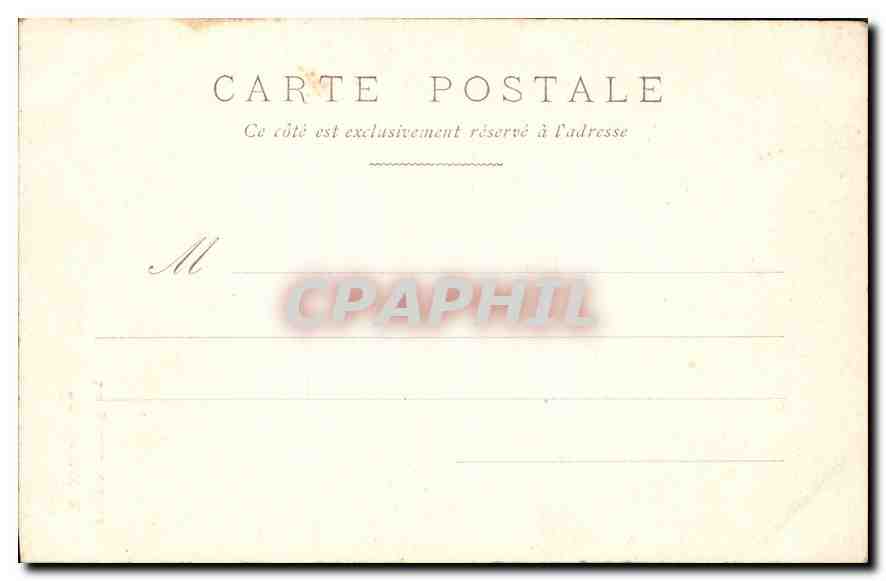 CPA Bordeaux La Grosse Cloche  — Verso