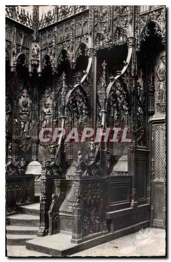 CPA Auch Gers La Cathedrale La Stalle de l'Archeveque XVI siecle 